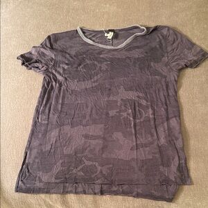 We The Free Gray Camo Short Sleeve Tee